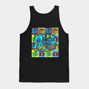 pop art graffiti spray 77 Tank Top